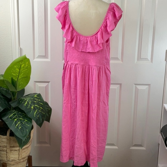 Ava & Viv- Womens Ruffle Maxi Empire Waist Dress Size 2X - Picture 9 of 16